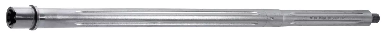Wilson Combat TR223SSRG20FT8 Match Grade Barrel223 Wylde 20" Stainless Bead Blasted Finish 416R Stainless Steel Material Rifle Length with Fluting & 1:8" Twist for AR-15