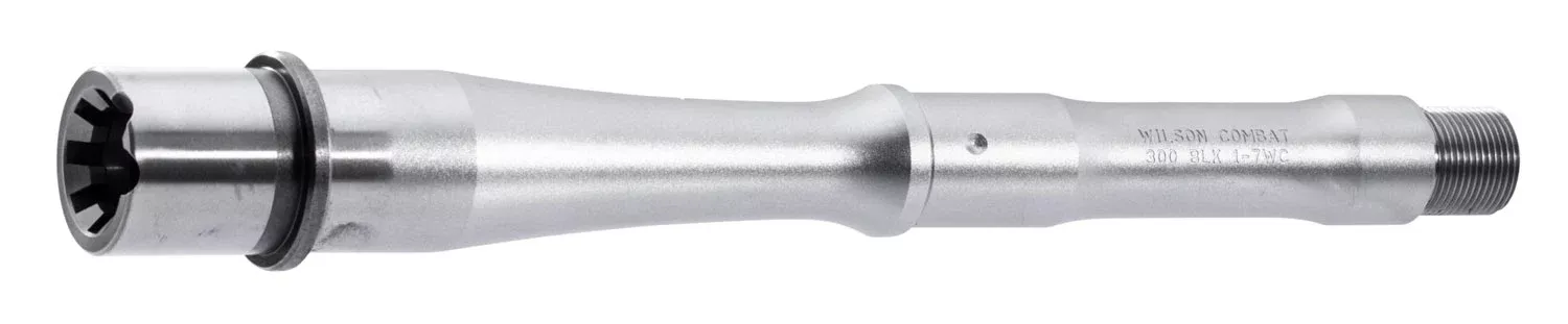 Wilson Combat TR300SBRPG8RT7 Match Grade300 Blackout 8" Threaded Bead Blasted Stainless Steel, Fits AR-15, Muzzle Crown