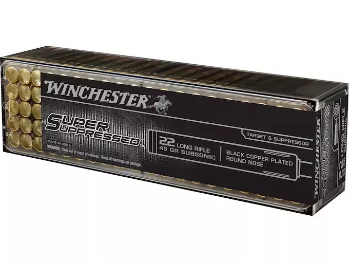 Winchester .22 Long Rifle Ammunition | 45 Grain | Box of 100