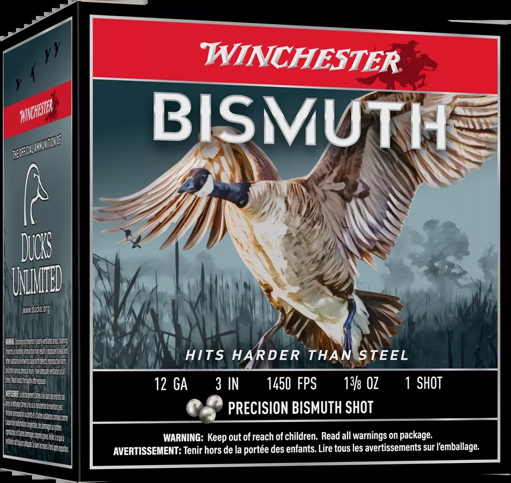 Winchester Ammo Bismuth 12 Gauge 3" 1-3/8 oz #1 Shot 25 Rd - Box or Case
