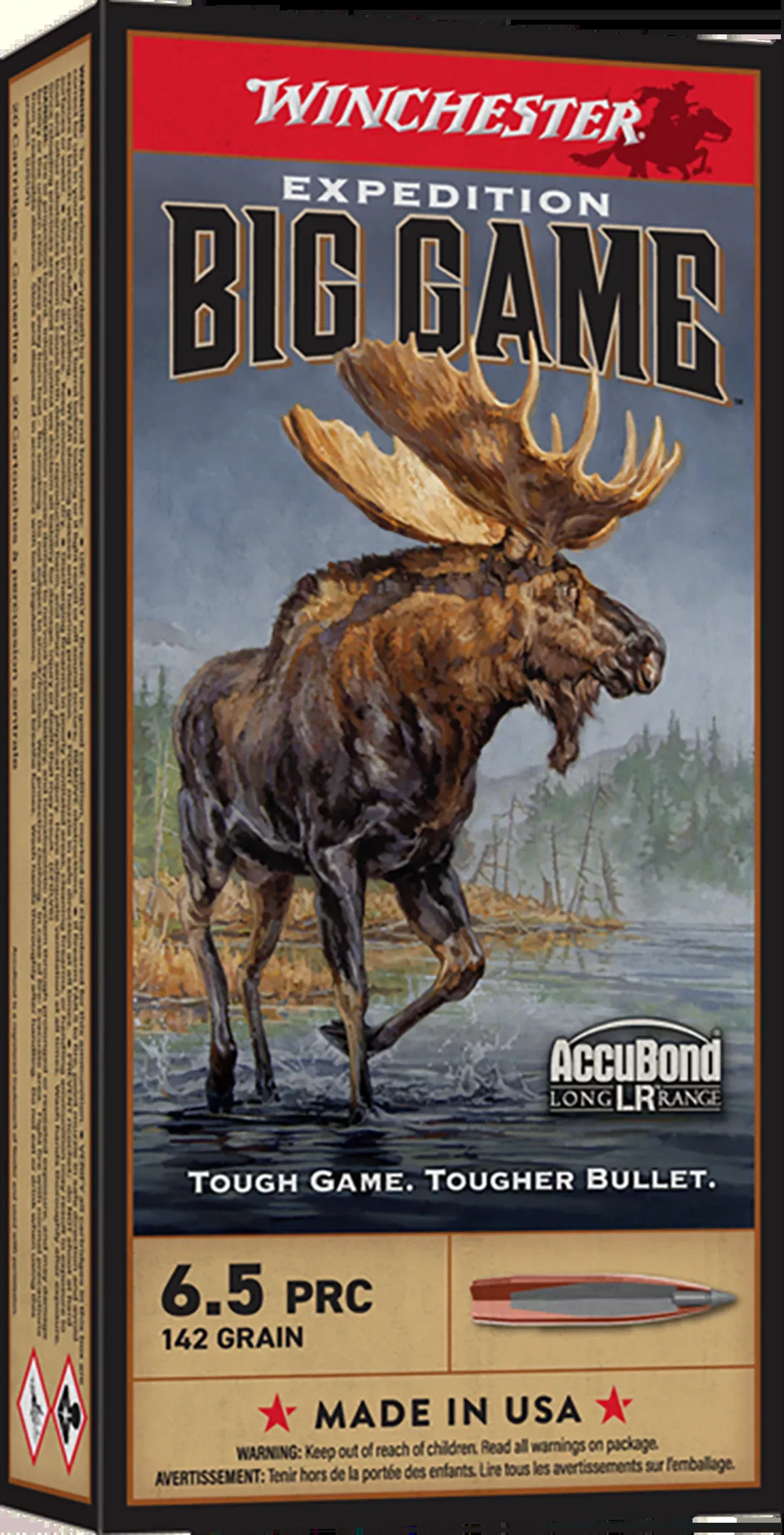 Winchester Ammo Expedition Big Game Long Range 6.5 PRC 142gr Nosler AccuBond Long Range - Box or Case