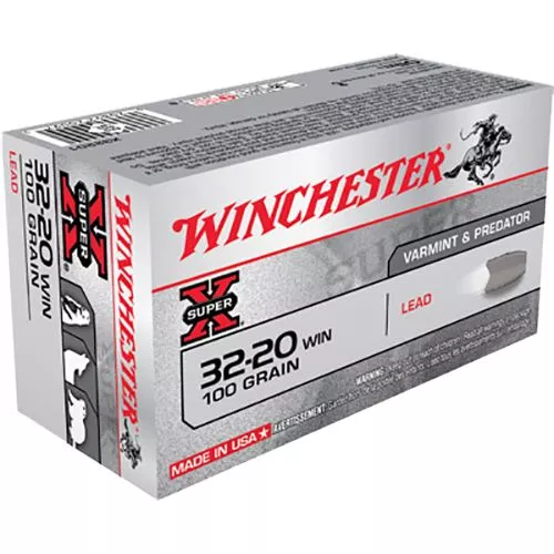 Winchester Ammo Super X 32-20 Win 100 gr Lead - X32201