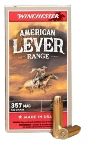 Winchester Ammunition American Lever .357 Magnum 130gr FMJ - Box or Case