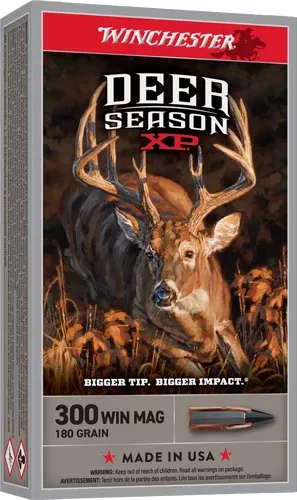 Winchester Ammunition Deer Season XP .300 Win Mag 180gr Extreme Point Polymer Tip - Box or Case