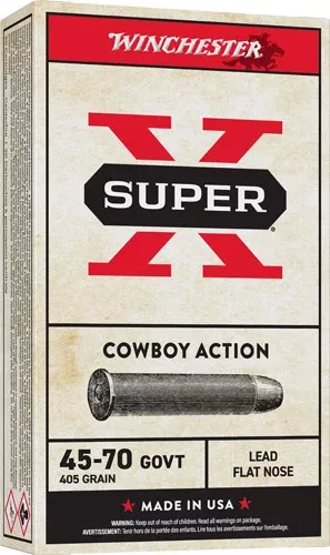 Winchester Ammunition Super-X 45-70 Government 405gr Lead Flat Nose - Box or Case