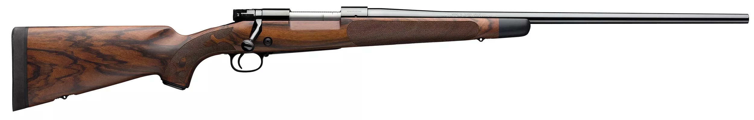 Winchester Model 70 Super Grade 7mm Rem Mag 26" 3+1 Bolt Action Rifle - AAA French Walnut