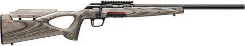 Winchester Repeating Arms Xpert Target 21 Sharp 10+1 18" Matte Black Threaded Bull Barrel, Matte Black Picatinny Rail Steel Receiver, Gray Adj Comb & LOP Thumbhole Laminate Stock