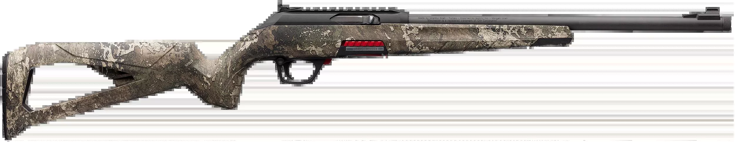 Winchester Wildcat SR 22 LR 16.5" 10+1 Semi-Auto Rimfire Rifle - TrueTimber Strata
