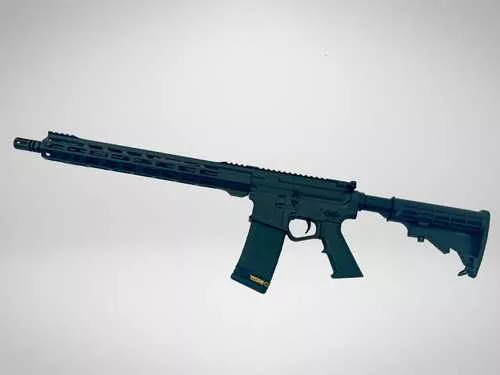 Wise Arms WA-15B Semi-Automatic Rifle .300 AAC Blackout 16" Barrel (1)-30Rd Magazine 6-Position A2 Stock Black Cerakote Finish