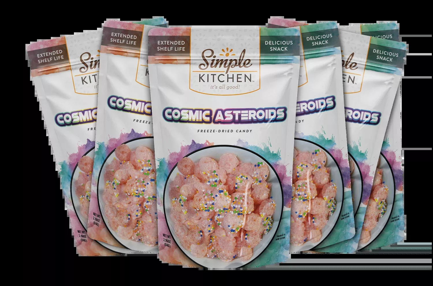 Wise Foods Cosmic Asteroids Freeze Dried Emergency Food 6-Count