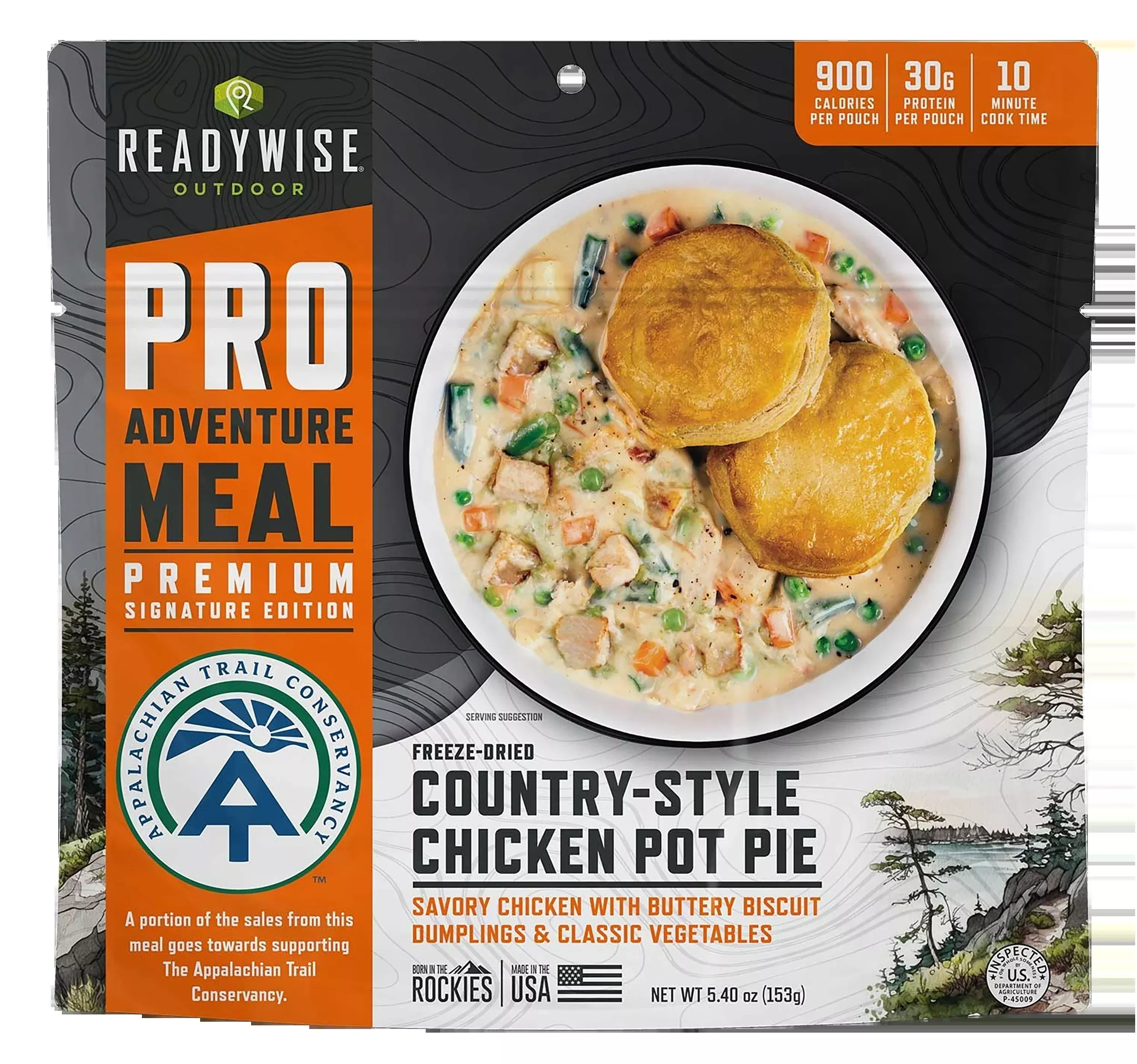 Wise Foods Pro Meal Chicken Pot Pie 2 Servings 6 Per Case