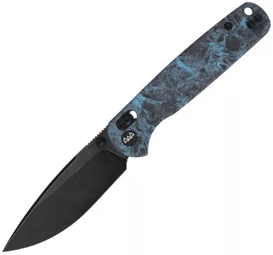 Wixco Drax II Crossbar Lock Knife - Blue G10 - Black Stonewash - WX10-DNV
