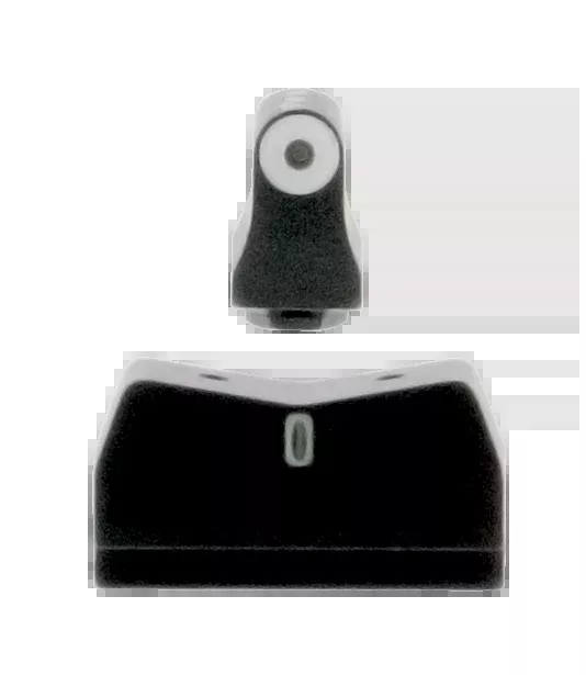 XS Sights DXT Big Dot Night Sights for Glock - Suppressor Height - Green Tritium White Outline Front/Rear Set