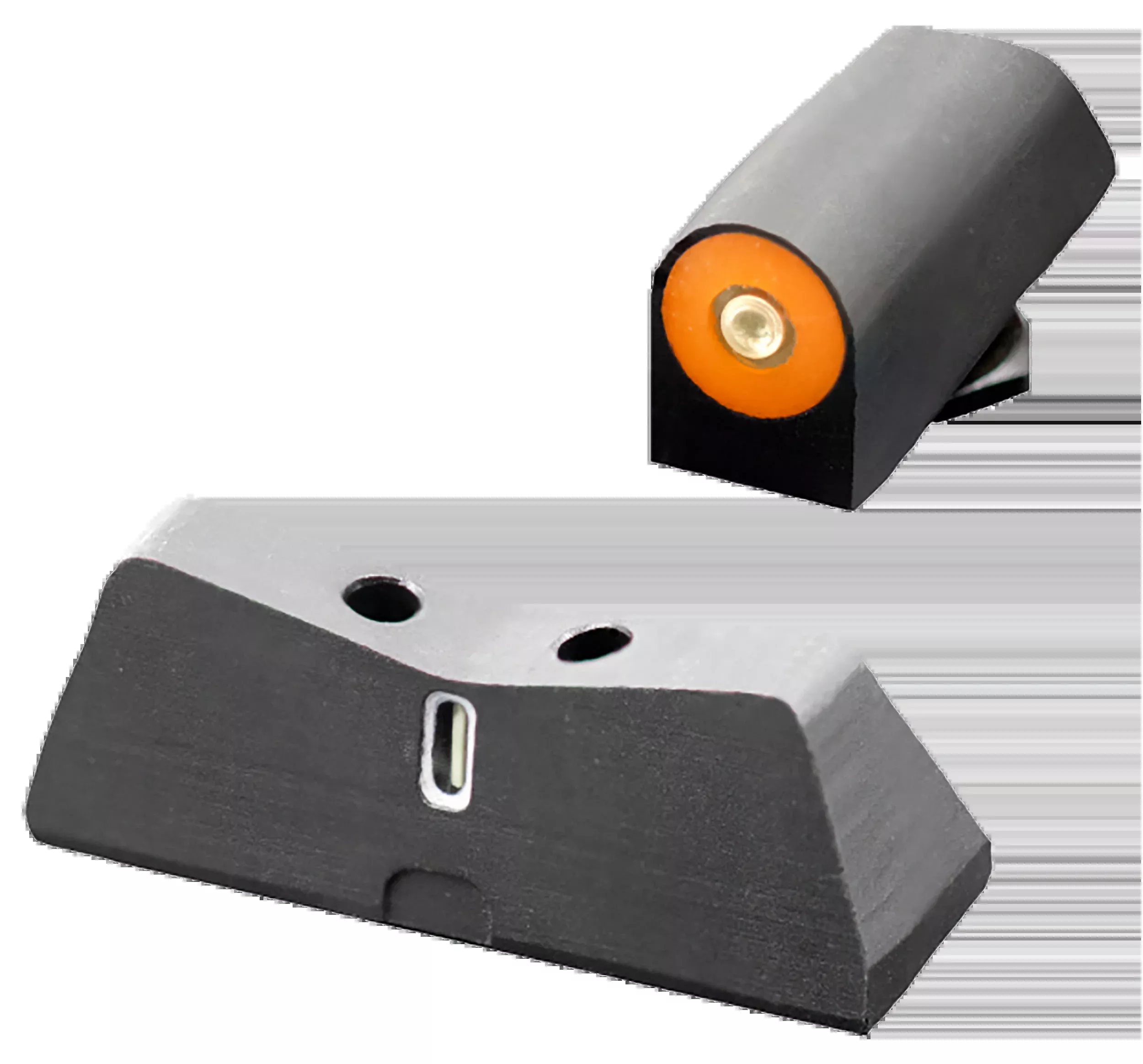 XS Sights DXT2 Big Dot Night Sights for Glock 42/43/43X/48 - Green Tritium Orange Outline Front / White Outline Rear