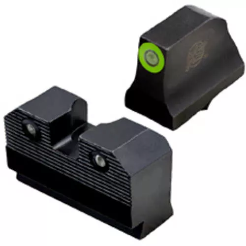 Xs Sights R3d 2.0 Suppressor Height Night Sight For Glock 20/21/29/30/30s/37/41 Green Front Outline Green Front/rear Tri