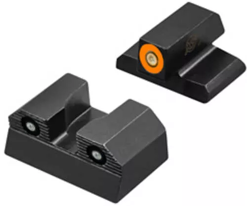 Xs Sights R3d 2.0 Tritium Night Sight For Hk Vp9 Standard Height Orange Front Outline Green Tritium Front/rear Hk-r201p-