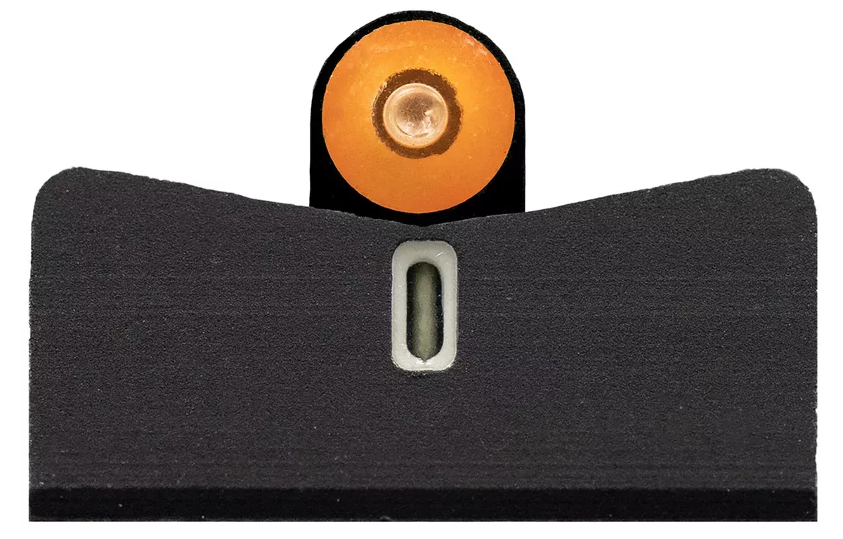 XS Sights SI0013S5N DXT2 Big Dot Night Sights- Sig Sauer- Springfield ArmoryBlack | Green Tritium Orange Outline Front Sight Green Tritium White Outline Bar Rear Sight