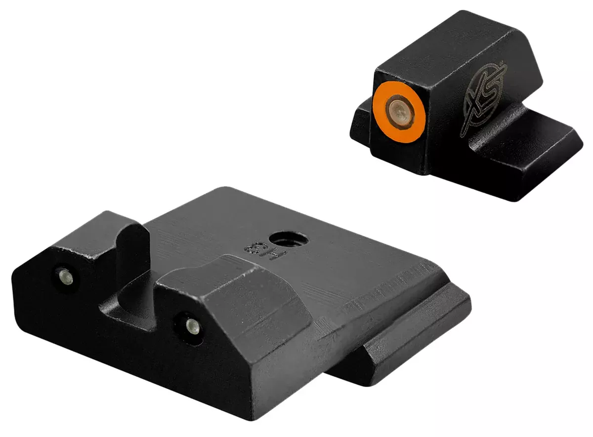 XS Sights SWR033S6N R3D Night Sights- Smith & WessonBlack | Green Tritium OrangeOutline Front Sight Green TritiumRear Sight
