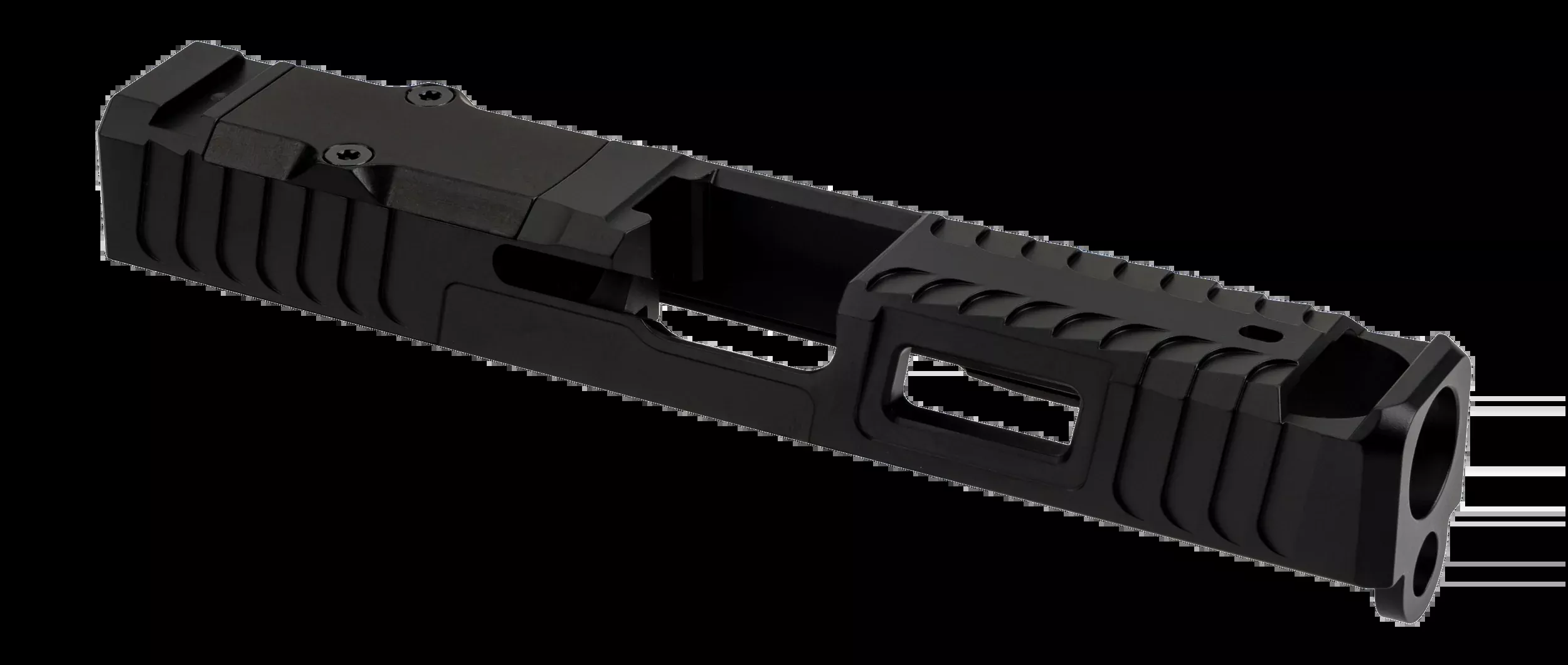 Zaffiri Precision ZPS.3 IBS Slide Fits Glock 19 Gen 3 9mm RMR Optic Cut Black