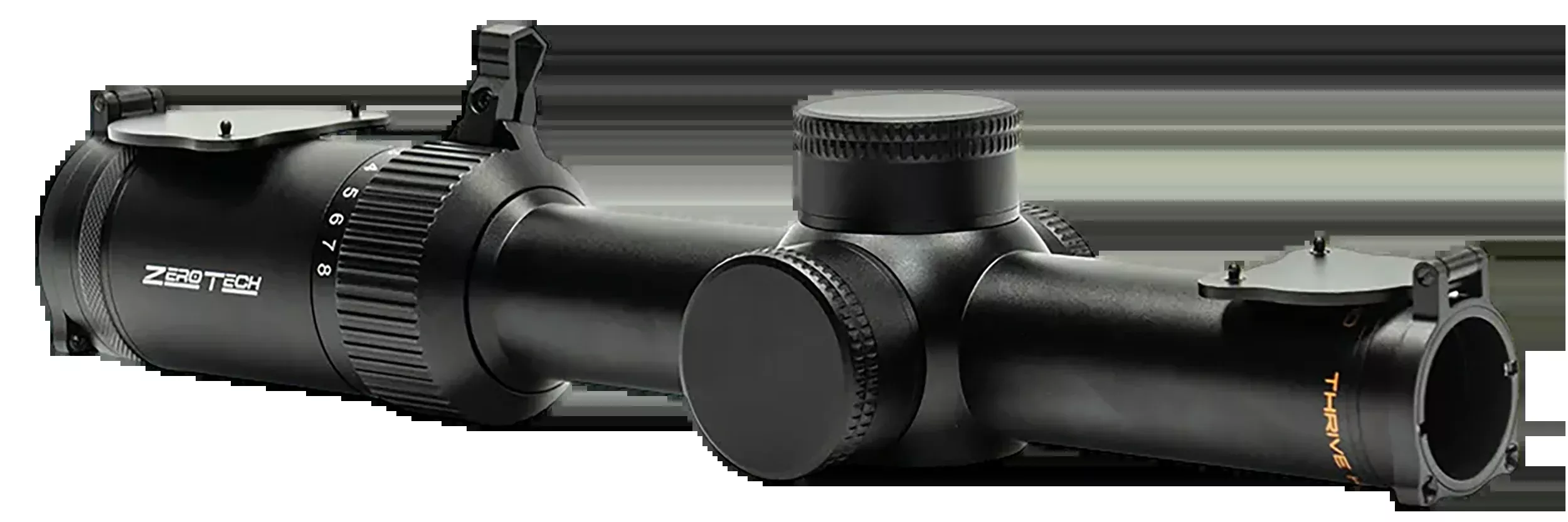 Zero Tech Optics Thrive HD 1-8x24mm Rifle Scope 30mm Tube Illuminated G4 Reticle