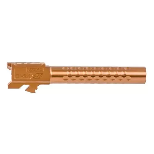 ZEV BBL17OPT5GBRZ Optimized Match9mm Luger compatible with Glock 17 Gen 5 Bronze