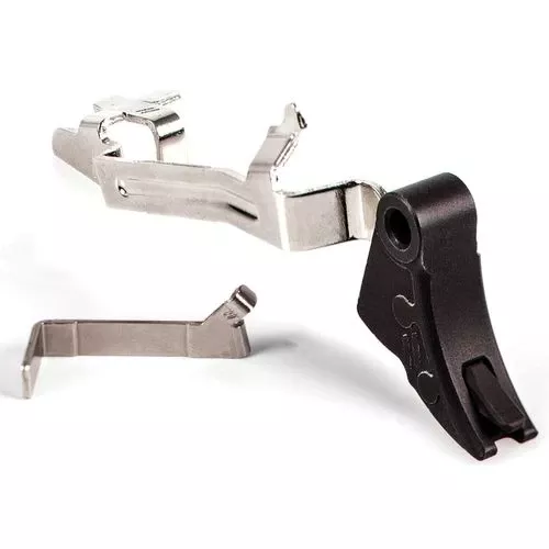 ZEV CFTPROBAR5GBB Pro Trigger BAR Kit with Black Safety Compatible with Glock 17, 19, 19x, 26, 34 Gen 5 Curved
