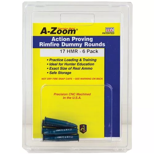 A-Zoom 12202 Rimfire Training Rounds17 HMR 6 Pkg.