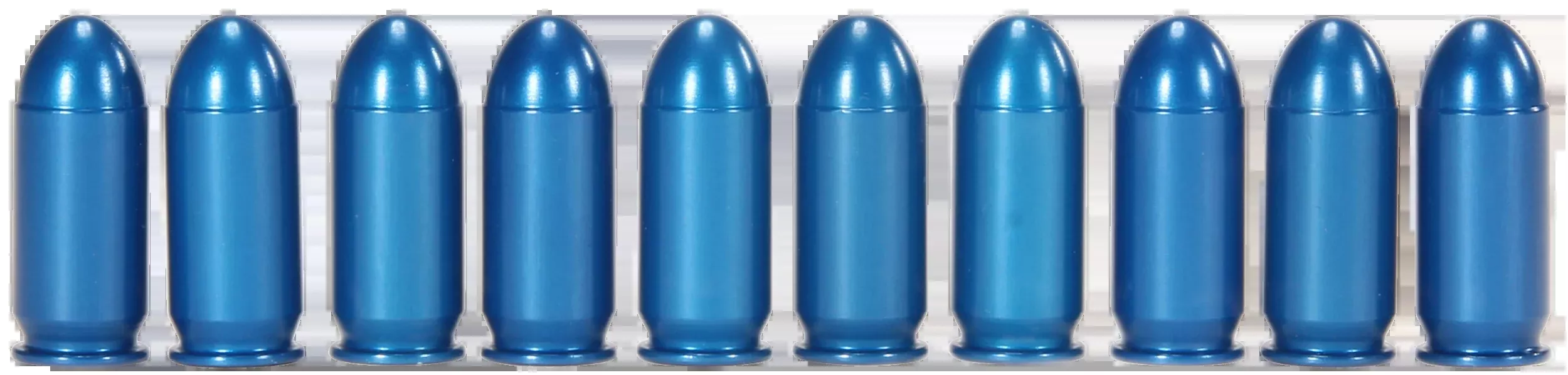 A-Zoom 15315 Pistol Blue Snap Caps 45 ACP 10-Pack Dummy Rounds