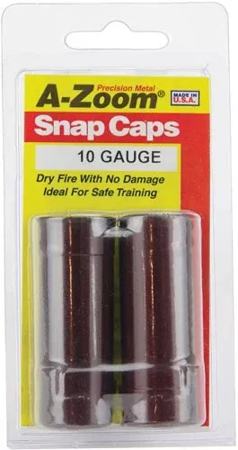 A-Zoom Metal Snap Cap 10 Gauge 2-Pack